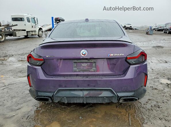 3MW53CM05P8D02602 2023 BMW M2 Фиолетовый Вид сзади