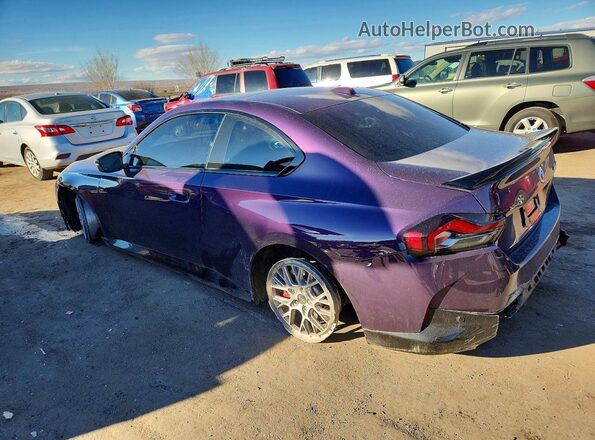 3MW53CM0XP8D23509 2023 BMW M2 Фиолетовый Задняя левая четверть