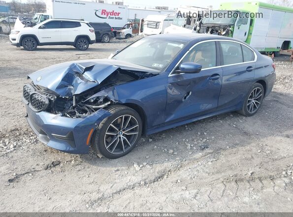 3MW5R7J00N8C39822 2022 BMW OTHER Dark Blue Передняя левая четверть