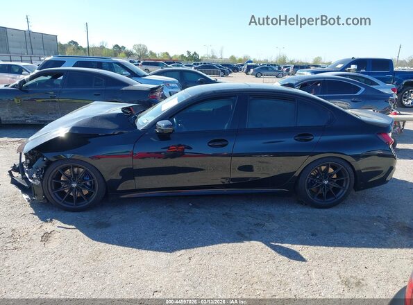3MW5U7J01N8C33199 2022 BMW M3 Black Widok wnętrza 360 stopni