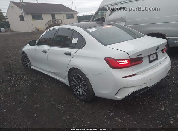 3MW5U9J01M8B62581 2021 BMW M3 White Trasero izquierdo