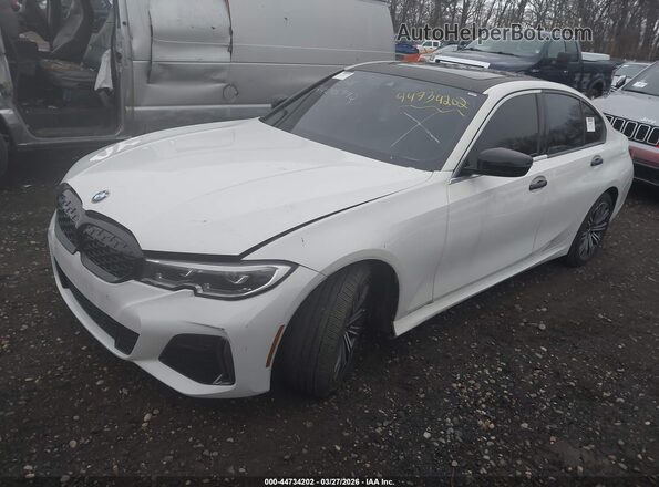 3MW5U9J01M8B62581 2021 BMW M3 White Vista tres cuartos delantera izquierda