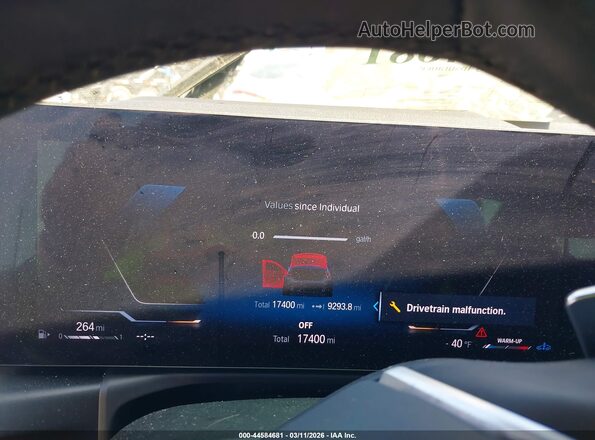 3MW69FF01P8D10228 2023 BMW OTHER Light Blue Вид задніх сидінь