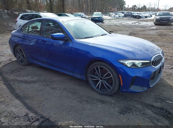 3MW89FF07P8D63346 2023 BMW OTHER Синий Передняя правая четверть