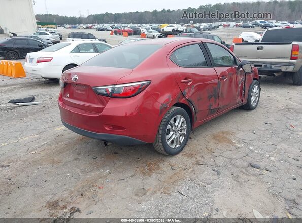 3MYDLBYV1JY324006 2018 TOYOTA YARIS IA Red Tył prawy