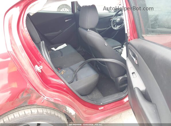3MYDLBYV1JY324006 2018 TOYOTA YARIS IA Red Widok naklejki z numerem VIN