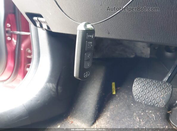 3MYDLBYV1JY324006 2018 TOYOTA YARIS IA Red Widok deski rozdzielczej