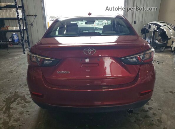 3MYDLBYV1LY700514 2020 TOYOTA YARIS Красный Вид сзади