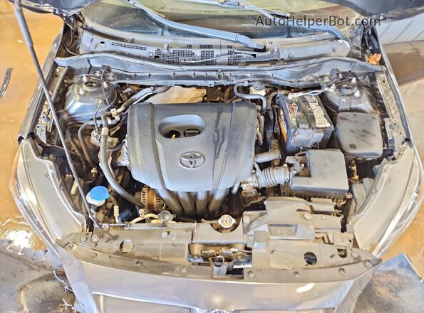 3MYDLBYV3LY708680 2020 TOYOTA YARIS Серый Вид задней части салона