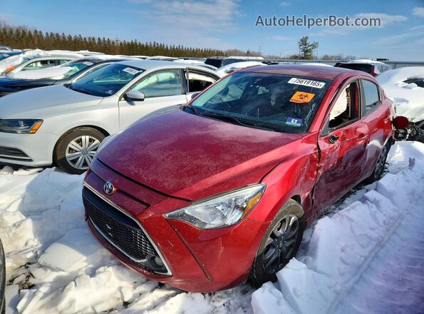 3MYDLBYV8KY527122 2019 TOYOTA YARIS Red Przód lewy