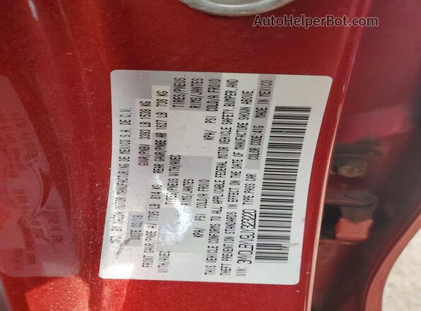 3MYDLBYV9JY323220 2018 TOYOTA YARIS Красный Вид подкапотного пространства