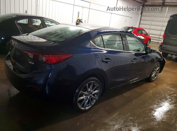 3MZBN1V30JM252409 2018 MAZDA 3 Синий Задняя правая четверть