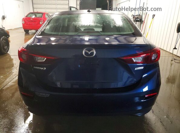 3MZBN1V30JM252409 2018 MAZDA 3 Синий Вид сзади