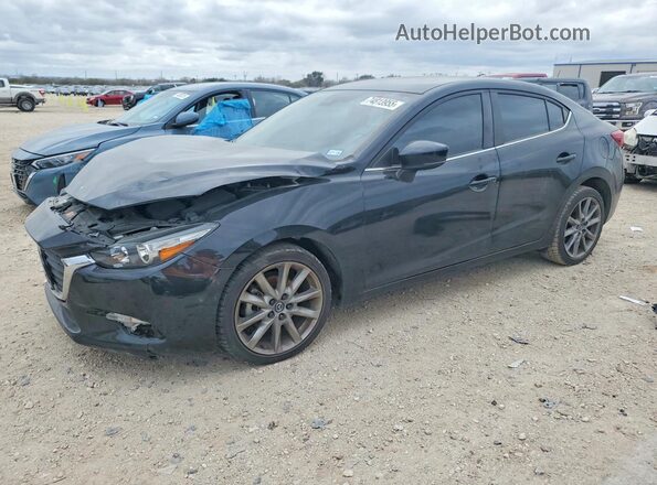 3MZBN1V33JM222997 2018 MAZDA 3 Черный Передняя левая четверть