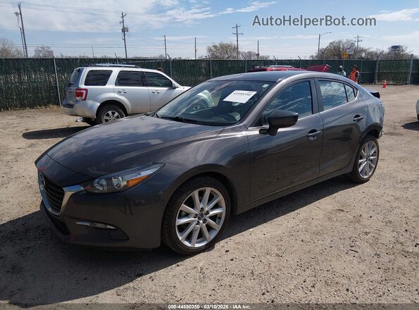 3MZBN1W30HM127032 2017 MAZDA 3 Серый Передняя левая четверть