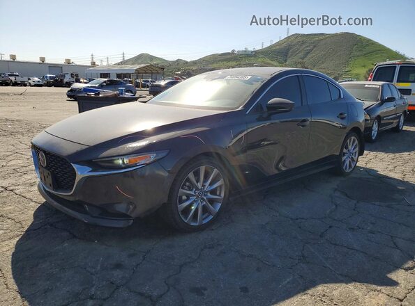 3MZBPAALXKM112725 2019 MAZDA 3 Черный Передняя левая четверть