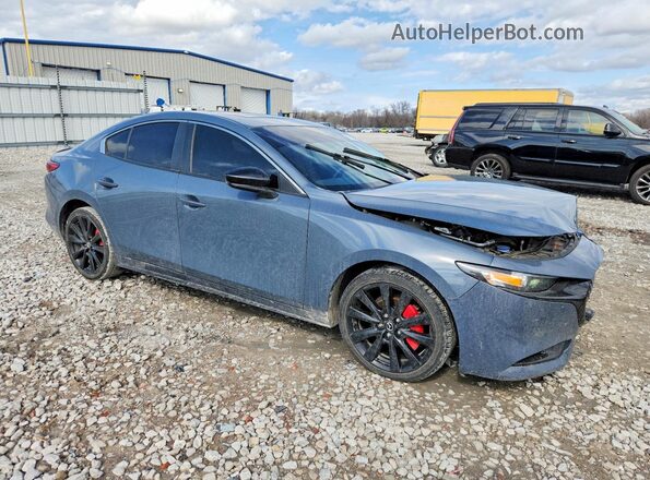 3MZBPACL6NM301177 2022 MAZDA 3 Синий Передняя правая четверть