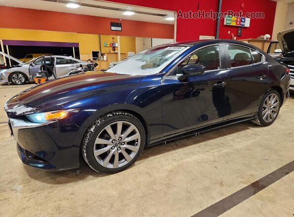 3MZBPADL2KM107594 2019 MAZDA 3 Синий Передняя левая четверть