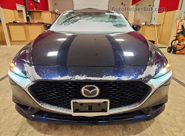 3MZBPADL2KM107594 2019 MAZDA 3 Синий Вид спереди