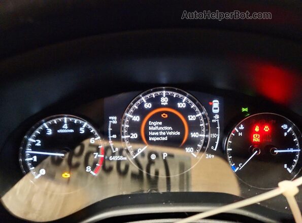 3MZBPADL2KM107594 2019 MAZDA 3 Синий Вид щитка приборов