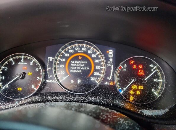 3MZBPADM7KM103596 2019 MAZDA 3 Красный Вид щитка приборов