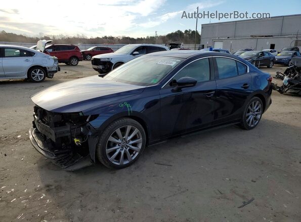 3MZBPAEM0KM104894 2019 MAZDA 3 Синий Передняя левая четверть