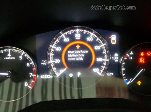 3MZBPAEM0KM111795 2019 MAZDA 3 Black ხელსაწყოთა პანელის ხედი