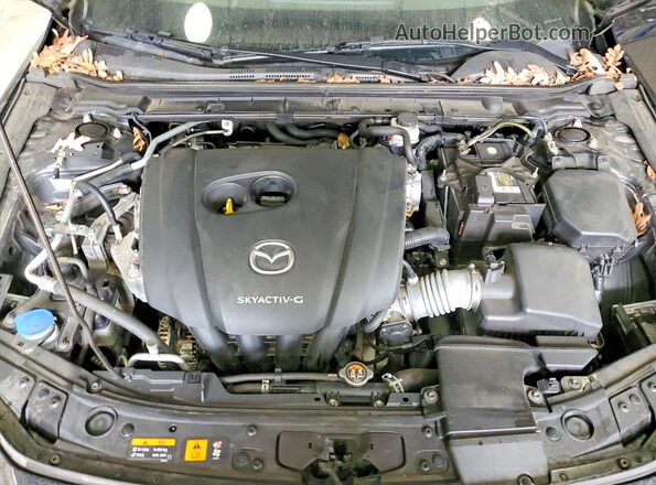 3MZBPAEM0KM111795 2019 MAZDA 3 Black უკანა სალონის ხედი