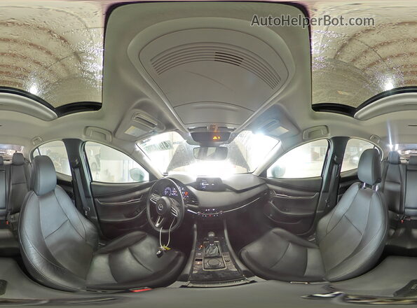 3MZBPAEM0KM111795 2019 MAZDA 3 Black VIN კოდის სტიკერის ხედი