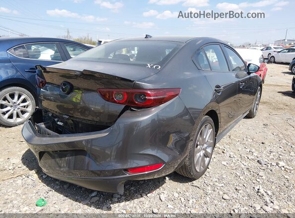 3MZBPAEMXKM102179 2019 MAZDA 3 Серый Задняя правая четверть