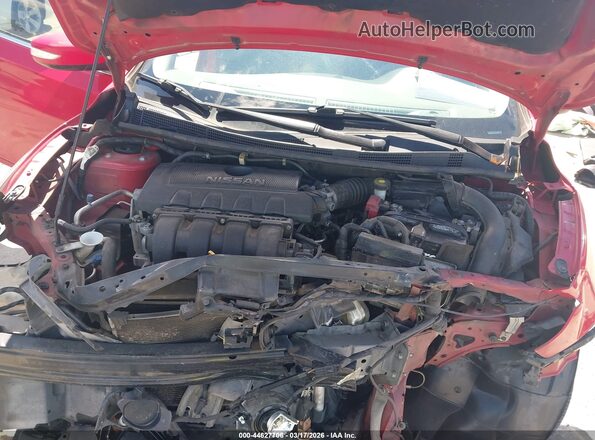 3N1AB7AP0GY305603 2016 NISSAN SENTRA Red Widok z tyłu