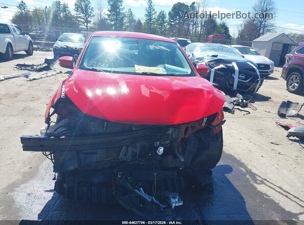 3N1AB7AP0GY305603 2016 NISSAN SENTRA Red Widok wnętrza z tyłu