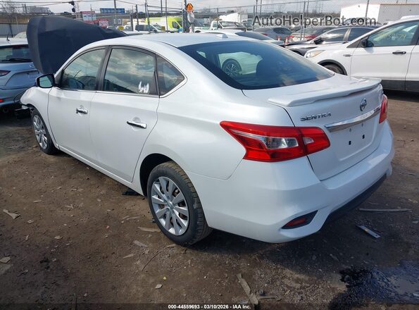 3N1AB7AP0HY365446 2017 NISSAN SENTRA Белый Задняя левая четверть