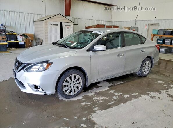 3N1AB7AP1GL681451 2016 NISSAN SENTRA Silver წინა მარცხენა ხედი სამი მეოთხედიდან
