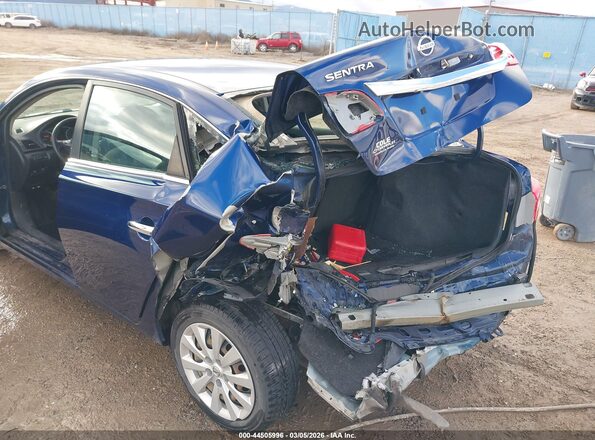 3N1AB7AP1KY417108 2019 NISSAN SENTRA Blue Դիմացի տեսք