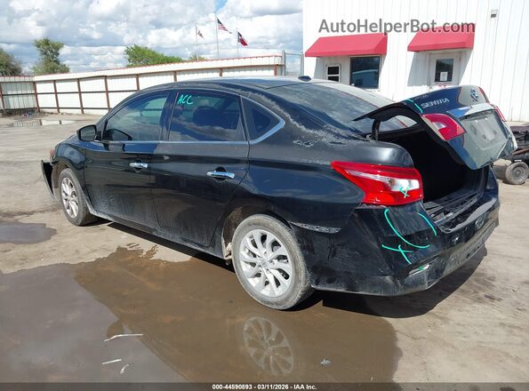 3N1AB7AP1KY448925 2019 NISSAN SENTRA Black Rear left