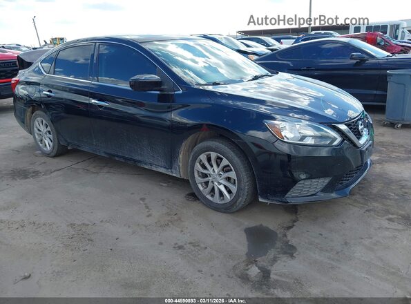3N1AB7AP1KY448925 2019 NISSAN SENTRA Black Front right