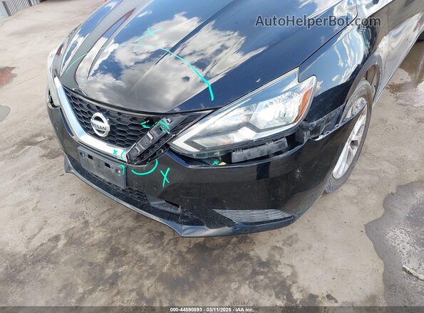 3N1AB7AP1KY448925 2019 NISSAN SENTRA Black Front view