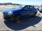 2016 Nissan Sentra Sr Синий vin: 3N1AB7AP2GY245999