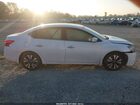 2016 Nissan Sentra Sl White vin: 3N1AB7AP2GY307773