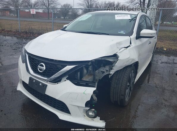3N1AB7AP2HY378487 2017 NISSAN SENTRA Белый Передняя левая четверть