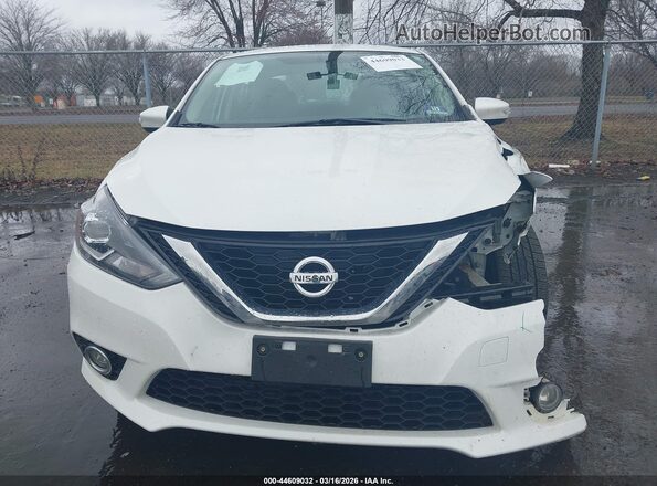 3N1AB7AP2HY378487 2017 NISSAN SENTRA Белый Вид щитка приборов