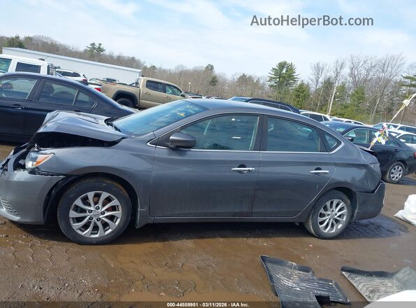 3N1AB7AP2JY308400 2018 NISSAN SENTRA Gray Widok wnętrza 360 stopni