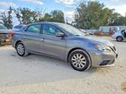 2016 Nissan Sentra Sv Gray vin: 3N1AB7AP3GL663517