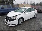 2017 Nissan Sentra S Белый vin: 3N1AB7AP3HY330416