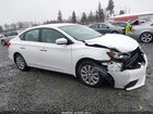 2017 Nissan Sentra S Белый vin: 3N1AB7AP3HY330416