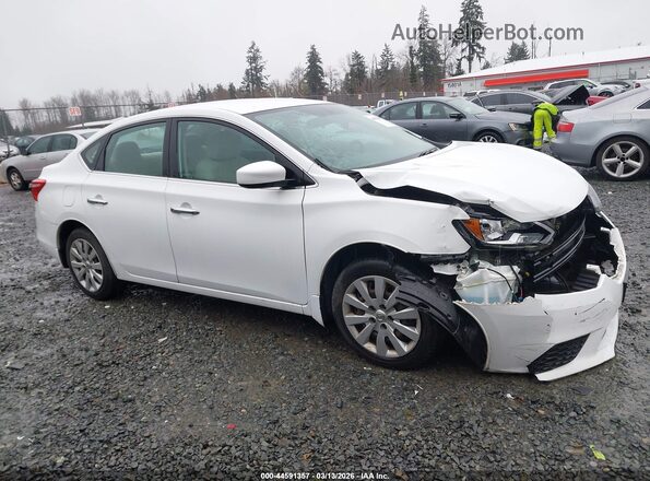 3N1AB7AP3HY330416 2017 NISSAN SENTRA Белый Панорамный вид салона 360°