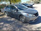 2019 Nissan Sentra Sv Gray vin: 3N1AB7AP3KL629084