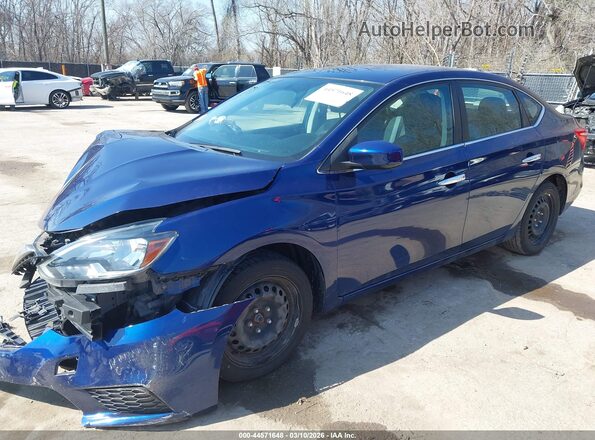 3N1AB7AP3KY374018 2019 NISSAN SENTRA Blue 