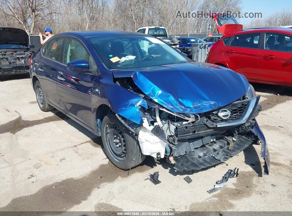 3N1AB7AP3KY374018 2019 NISSAN SENTRA Blue 